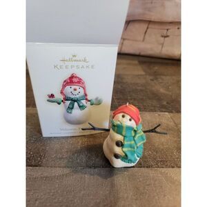Hallmark Welcome Friends AS IS 2007 ornament Xmas decor snowman